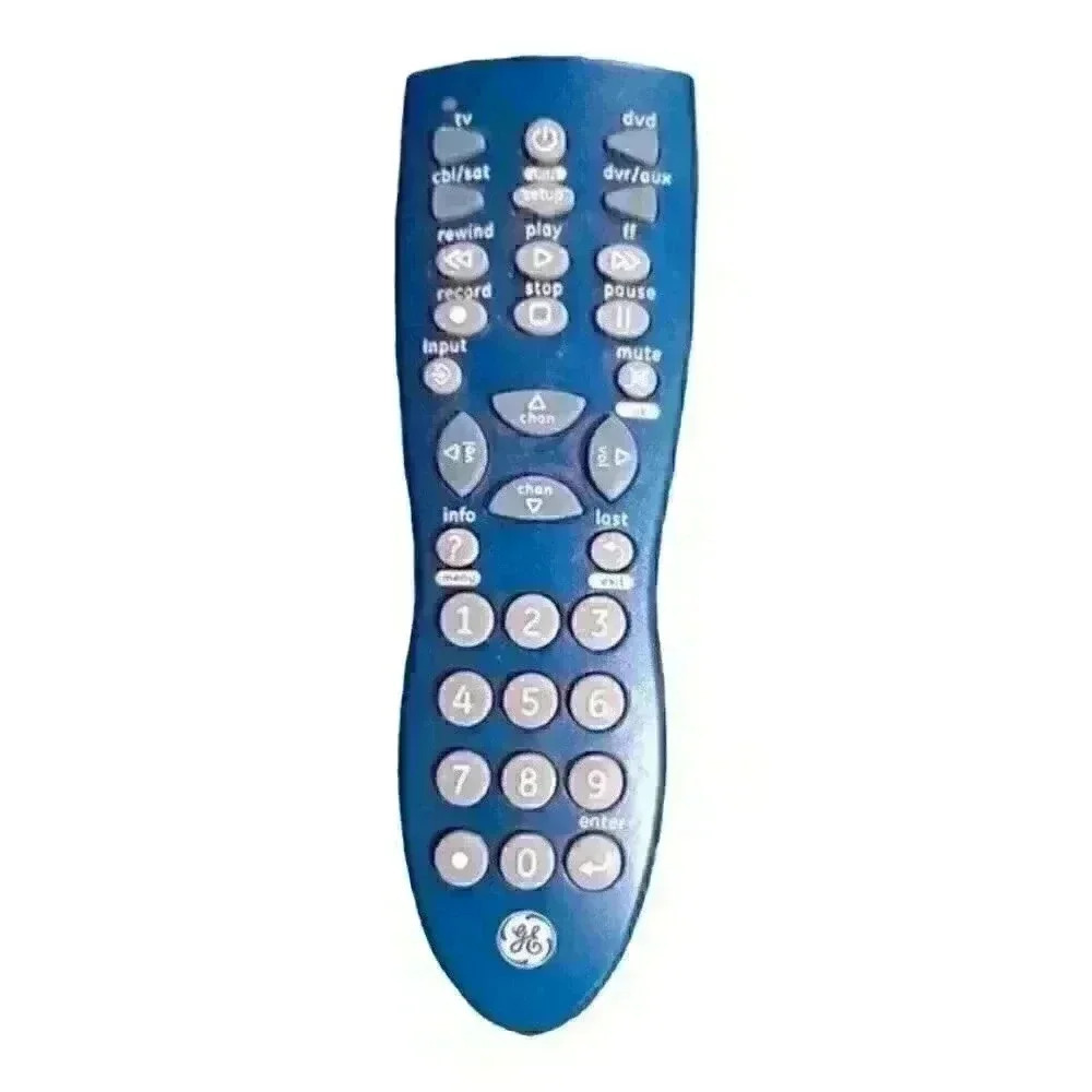 25002-V2 1224 GE Universal Remote Control‎ TV Cable Satellite DVD DVR AUX